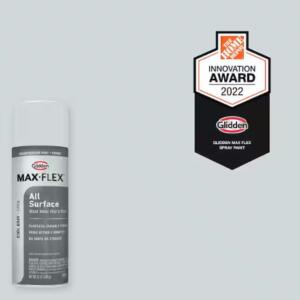 GLIDDEN MAX FLEX - 12 oz. Satin Cool Gray Interior/Exterior All Surface Spray Paint and Primer