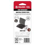 VELCRO4 in. x 2 in. Industrial Strength Strips in Black (2-Pack) (90199)