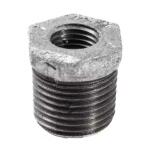 Southland 3/8 in. x 1/4 in. Galvanized Malleable Iron MPT x FPT Hex Bushing Fitting