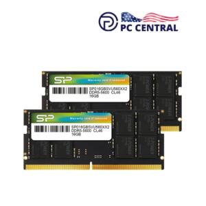 Silicon Power 32GB Laptop DDR5 4800 MHz SO-DIMM Memory Kit (2 x 16GB) 