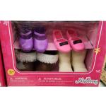 Newberry Doll Shoe 4 pairs toy set