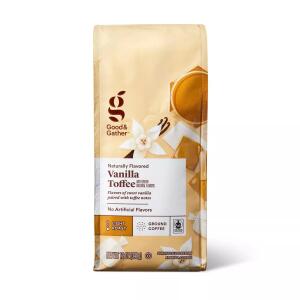 Naturally Flavored Vanilla Toffee with Other Natural FlavorsLight Roast Coffee - 12oz - Good & Gather