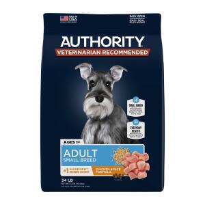 Authority® Everyday Health Small Breed Adult Dry Dog Food - Chicken & Rice 34lb