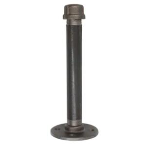 Home Decorators 8 in. Industrial Pipe Shelf Bracket Black