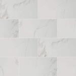 MSICarrara White 12 in. x 24 in. Matte Porcelain Marble Look Floor and Wall Tile (16 sq. ft./Case) (NHDCARWHI1224)