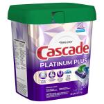 Cascade Platinum Plus Dishwasher Detergent Pods, Dawn Fresh Scent – 52-Count (003077206156)