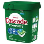 Cascade Complete ActionPacs with Dawn, Fresh Scent Dishwasher Detergent (78-Count) (003700097722)