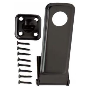 Everbilt 6 in. Rotating Post Hasp Black