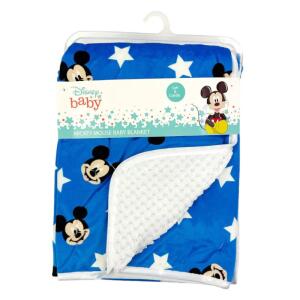 Cudlie Disney Baby Mickey Mouse Blanket Blue