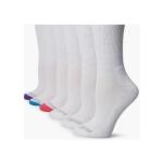 Fruit of the Loom Ladies Socks Ankle 6 pack 4-10 White