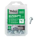 Teks #14 x 3/4 in. External Hex Washer Head Self-Drilling Screw (70-Pack)