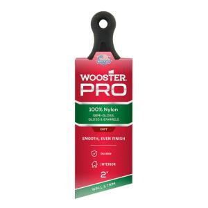 Wooster 2 in. Nylon Angled Short Handle Sash Paint Brush