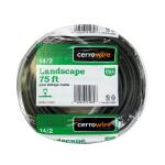 Cerrowire 75 ft. 14/2 Stranded Low-Voltage Landscape Lighting Wire - Black