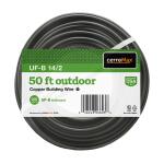 Cerrowire 50 ft. 14/2 Solid CerroMax Copper UF-B Cable with Ground Wire - Gray