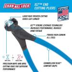 Channellock 7-1/2 in. Cross Cutting Pliers with End Cutter (357)