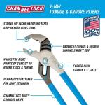 Channellock12 in. V-Jaw Tongue and Groove Pliers (442)