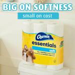 Charmin Essentials Soft Toilet Paper (12 Mega Rolls) (003077203154)