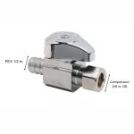 BrassCraft1/2 in. Crimp PEX Barb Inlet x 3/8 in. Compression Outlet Straight Valve (G2BRPX14X C1)