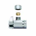 BrassCraft1/2 in. FIP Inlet x 3/8 in. Compression Outlet 1/4-Turn Angle Valve (G2R17X C1)