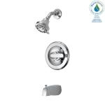 Delta Classic Single-Handle 5-Spray Tub and Shower Faucet with Stops in Chrome (Valve Included)