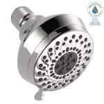 Delta 3-Spray Patterns 1.75 GPM 3.63 inch Wall Mount Fixed Shower Head, Chrome