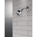 Delta 3-Spray Patterns 1.75 GPM 3.63 inch Wall Mount Fixed Shower Head, Chrome