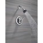 Delta Foundations 1-Spray Shower Faucet Single-Handle in Chrome (Valve Included)