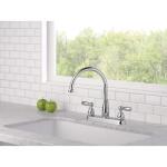 Delta Foundations Chrome 2-Handle Standard Kitchen Faucet (21987LF)