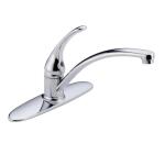 Delta Foundations Single-Handle Kitchen Faucet in Chrome – Standard Model (B1310LF)