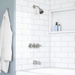 Glacier Bay Aragon 3 Handle 1-Spray Tub and Shower Faucet 1.8 GPM in Chrome (Valve Included)