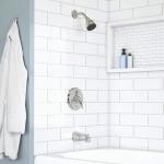 Glacier Bay Aragon Single-Handle 1-Spray Tub and Shower Faucet in Chrome (Valve Included)