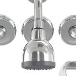 Glacier Bay Aragon 3 Handle 1-Spray Tub and Shower Faucet 1.8 GPM in Chrome (Valve Included)