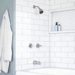 Glacier Bay Aragon Double Handle 1-Spray Tub and Shower Faucet 1.8 GPM in Chrome (Valve Included)