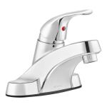 Glacier Bay Aragon 4 in. Centerset Single-Handle Low-Arc Bathroom Faucet in Polished Chrome (HD67100W-6301)