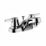 Glacier Bay Aragon 4 in. Centerset 2-Handle Low-Arc Bathroom Faucet with Pop-Up Drain in Chrome (HD67090W-6B01)