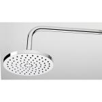 Glacier Bay 1-Spray Pattern 8 inch Single Wall Mount Fixed Rain Shower Head, Chrome