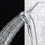 Glacier Bay Push Release 6-Spray Wall Mount Handheld Shower Head 1.8 GPM, Chrome