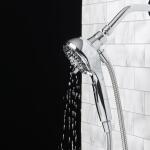 Glacier Bay Push Release 6-Spray Wall Mount Handheld Shower Head 1.8 GPM, Chrome