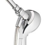 Glacier Bay Push Release 6-Spray Wall Mount Handheld Shower Head 1.8 GPM, Chrome