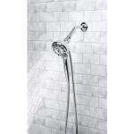 Glacier Bay Push Release 6-Spray Wall Mount Handheld Shower Head 1.8 GPM, Chrome