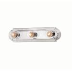 Hampton Bay 18 in. 3-Light Chrome Finish Vanity Light (RS220121L3)