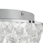 Home Decorators Collection Ellis Place 12.25 in. Modern Chrome LED Round Flush Mount Ceiling Light (HD4971A)