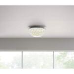 Home Decorators Collection Ellis Place 12.25 in. Modern Chrome LED Round Flush Mount Ceiling Light (HD4971A)