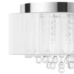 Home Decorators Collection Flenniken 15 in. Integrated LED Flush Mount Ceiling Light Fixture with Chrome and Crystal (LED-1138)