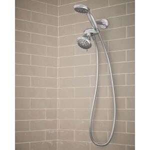 MOEN Exclusive Attune 8-Spray Setting 4.75 inch Dual Wall Mount Fixed and Handheld Shower Head 1.75 GPM, Chrome