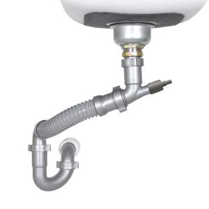 SnappyTrap1-1/2 in. All-in-One Drain Kit for Single Bowl Kitchen Sinks, Bar Sinks and Utility Sinks (DK-100)