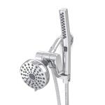 Waterpik Top-notch 12-spray 5 inch High PressureDual Shower Head and Handheld Shower Head, Chrome