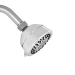 Waterpik 5-Spray 3.8 inch Single Wall Mount 1.8 GPM Fixed Shower Head, Chrome