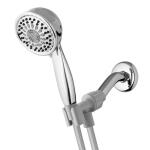 Waterpik 5-Spray Wall Mount Handheld Shower Head 1.8 GPM, Chrome