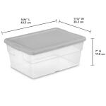 Sterilite16 qt. Storage Box (16446A12)